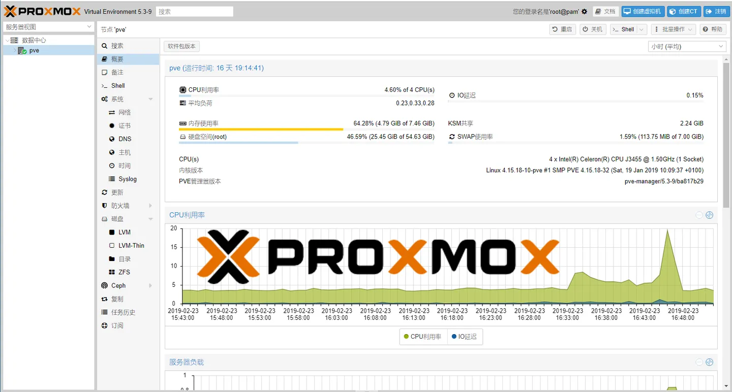 安装PVE操作系统并运行虚拟机